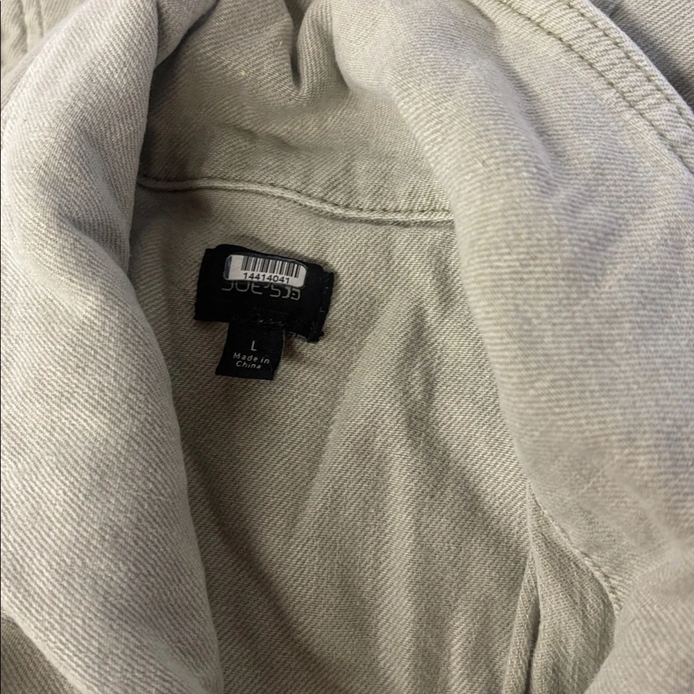 Joe's Jeans Lexi Jumpsuit Wide Leg Green 1 - PC Sz Large L Faded Sage Green - Picture 4 of 4